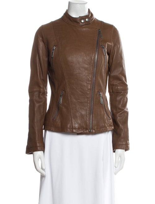 Michael Michael Kors Leather Biker Jacket
