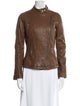 Michael Michael Kors Leather Biker Jacket