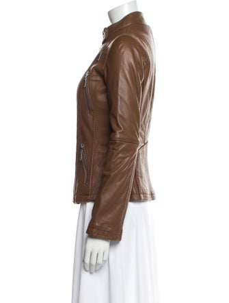 Michael Michael Kors Leather Biker Jacket