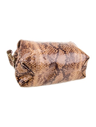 Michael Michael Kors Embossed Leather Top Handle Bag