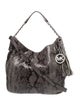 Michael Michael Kors Embossed Leather Shoulder Bag
