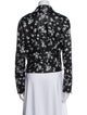 Michael Michael Kors Faux Leather Floral Print Jacket