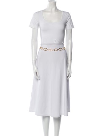 Michael Michael Kors Skinny Metal Waist Belt