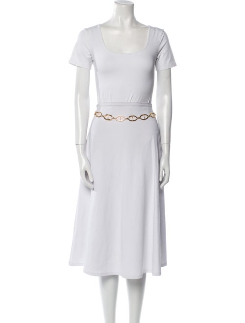 Michael Michael Kors Skinny Metal Waist Belt