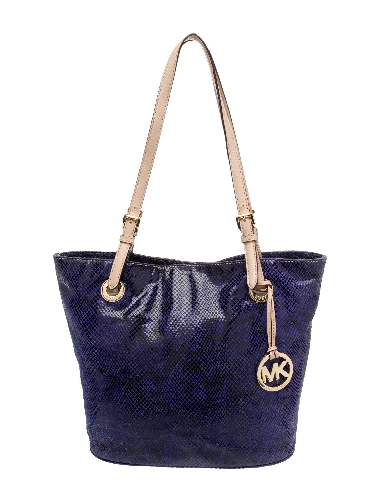 Michael Michael Kors Embossed Leather Shoulder Bag