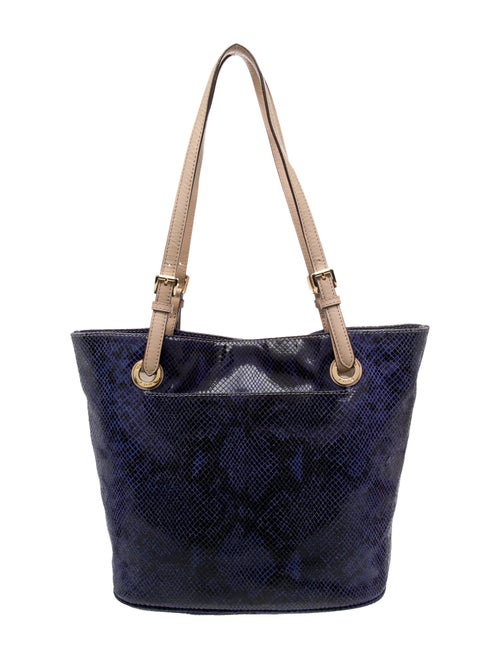 Michael Michael Kors Embossed Leather Shoulder Bag