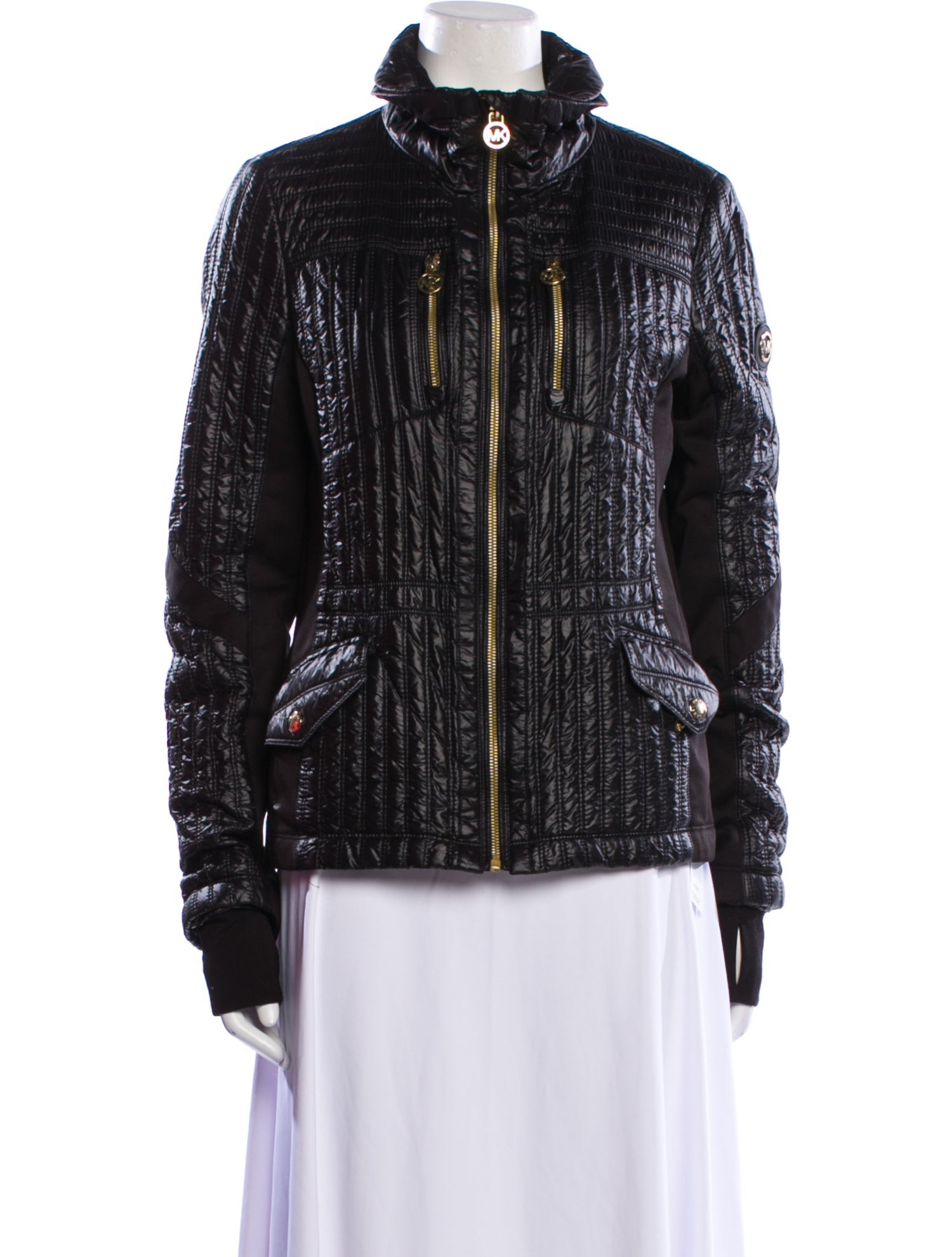 Michael Michael Kors Nylon Denim Jacket