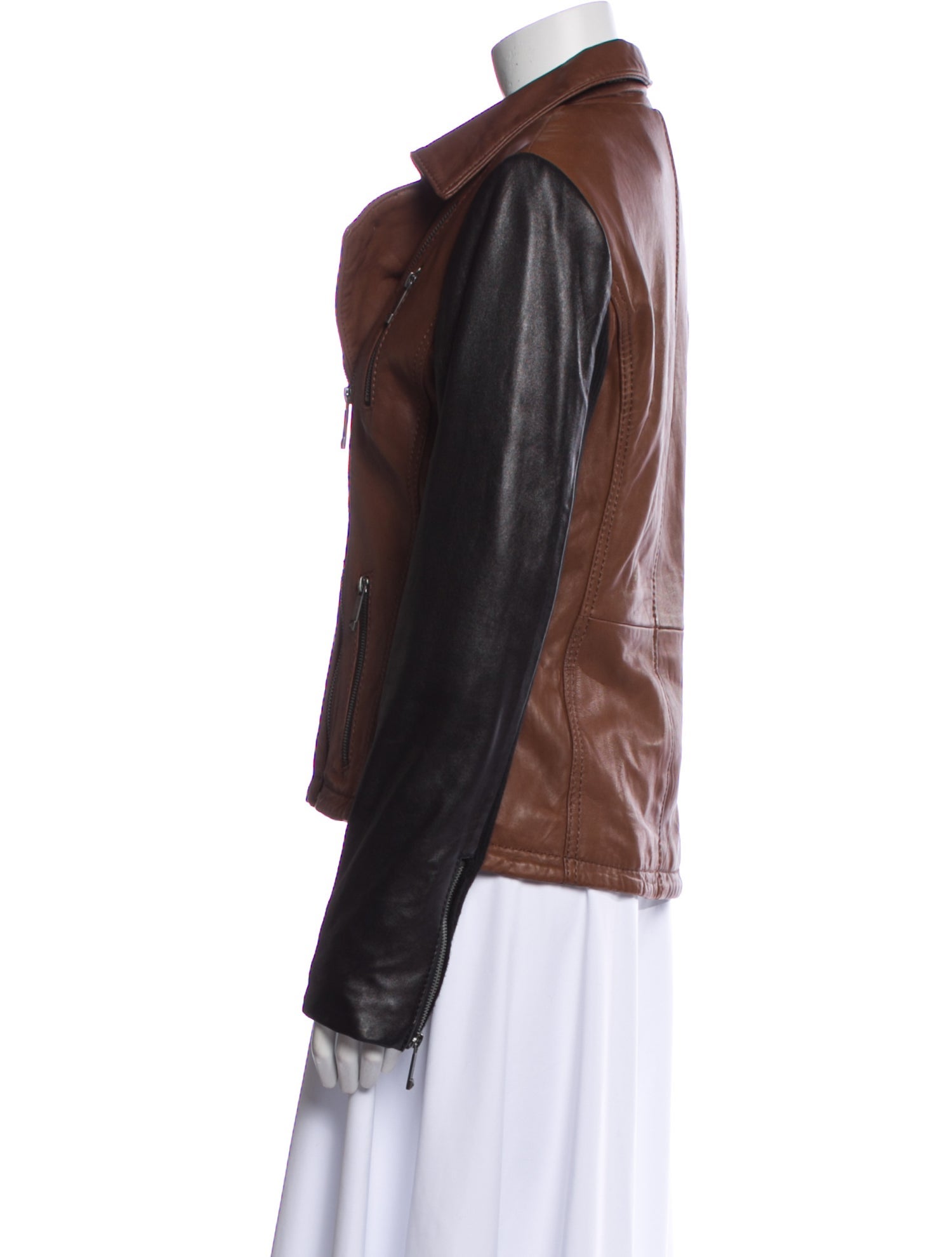 Michael Michael Kors Leather Biker Jacket