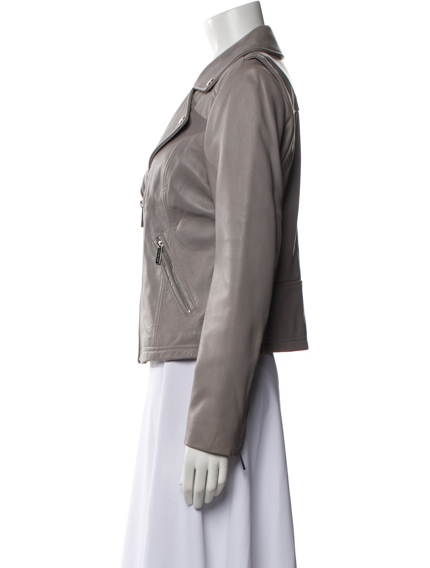 Michael Michael Kors Leather Biker Jacket