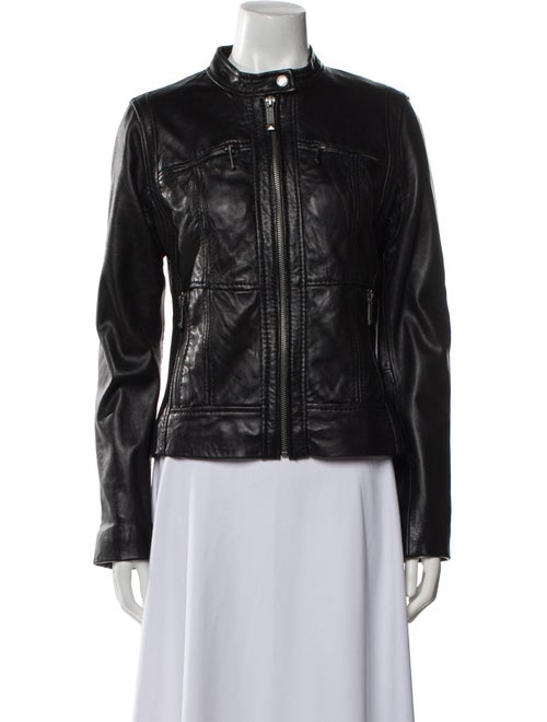 Michael Michael Kors Leather Biker Jacket