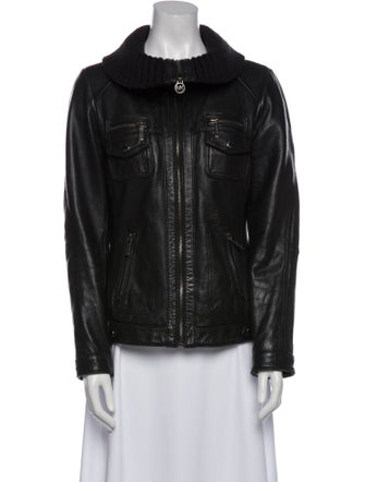 Michael Michael Kors Leather Biker Jacket