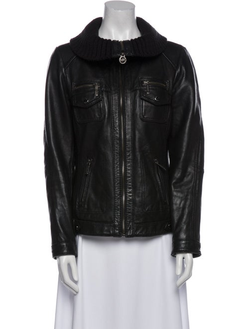 Michael Michael Kors Leather Biker Jacket