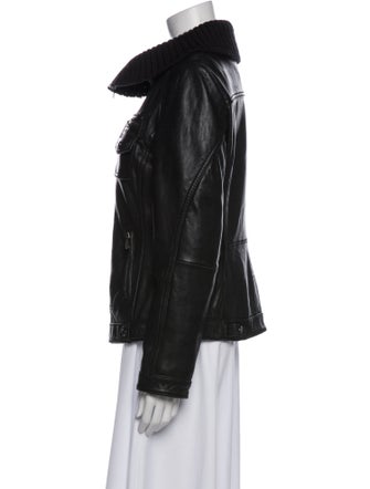 Michael Michael Kors Leather Biker Jacket