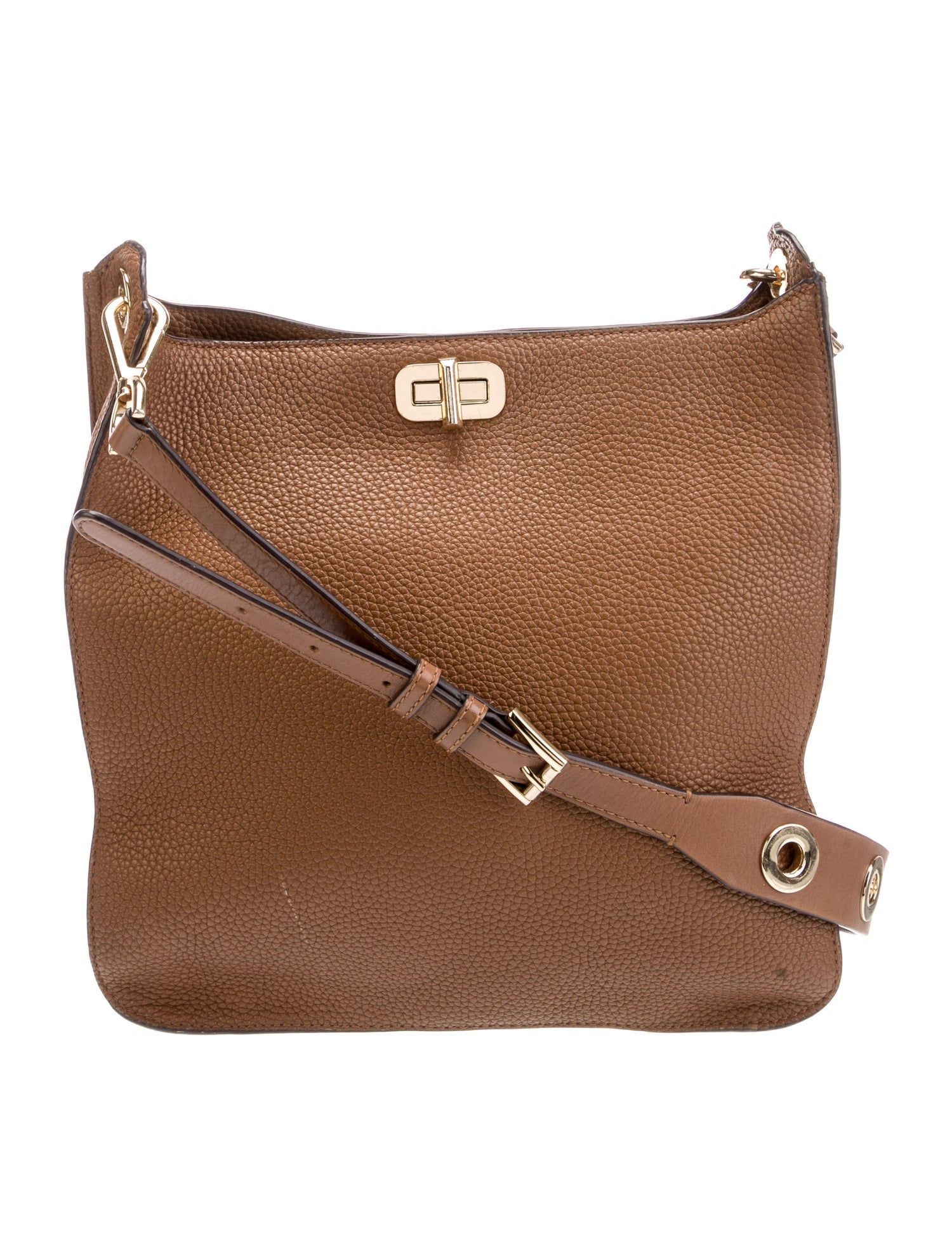 Michael Michael Kors Leather Messenger Bag