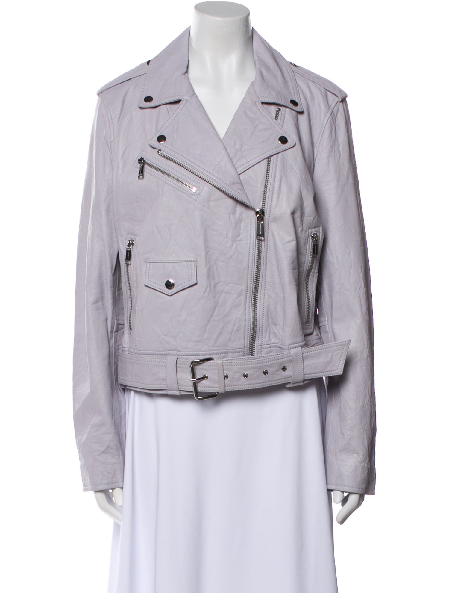 Michael Michael Kors Lamb Leather Biker Jacket w/ Tags