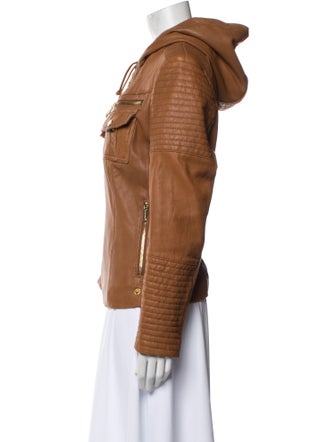 Michael Michael Kors Leather Biker Jacket