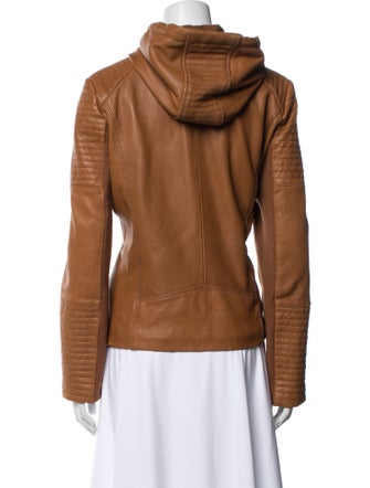Michael Michael Kors Leather Biker Jacket