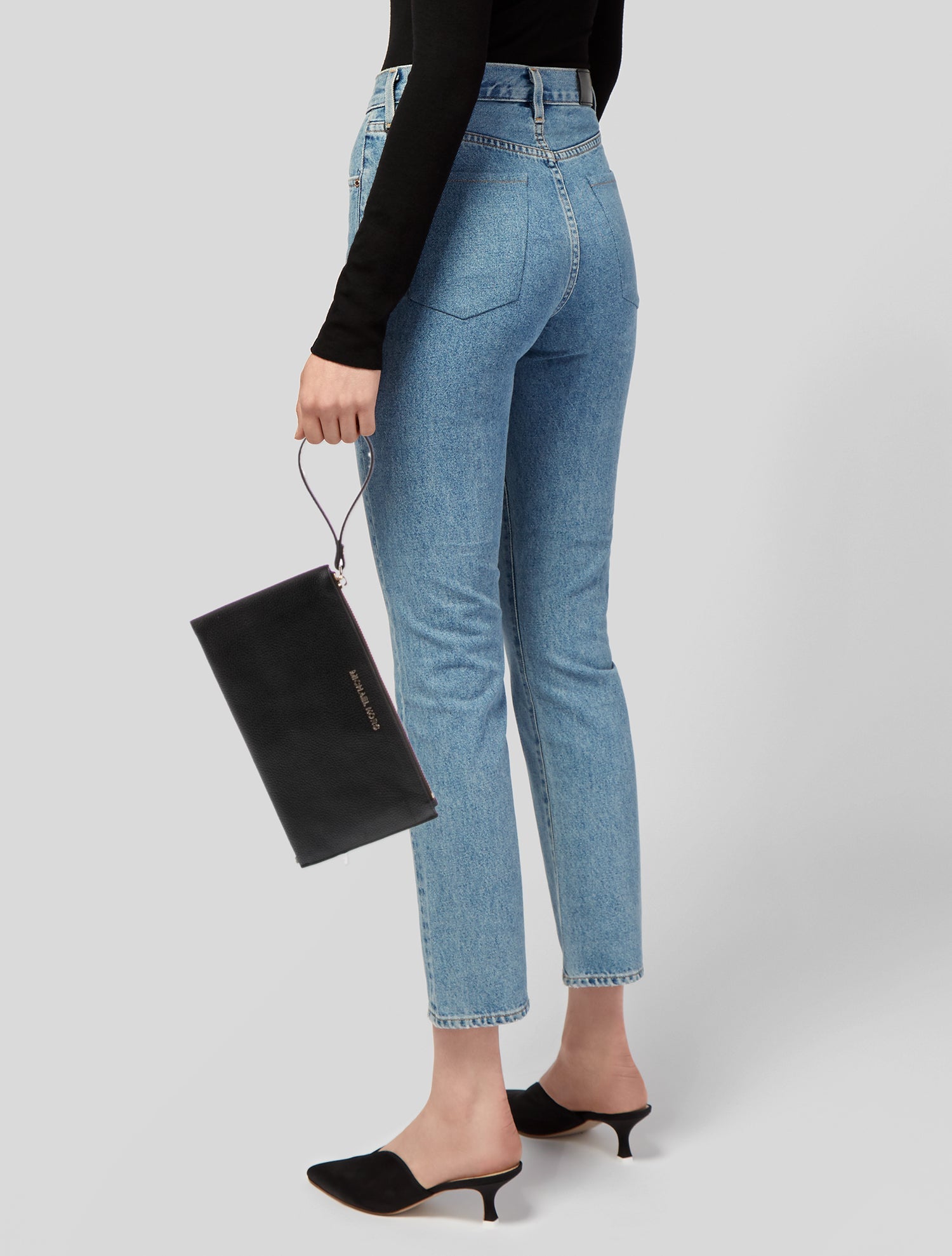 Michael Michael Kors Leather Clutch