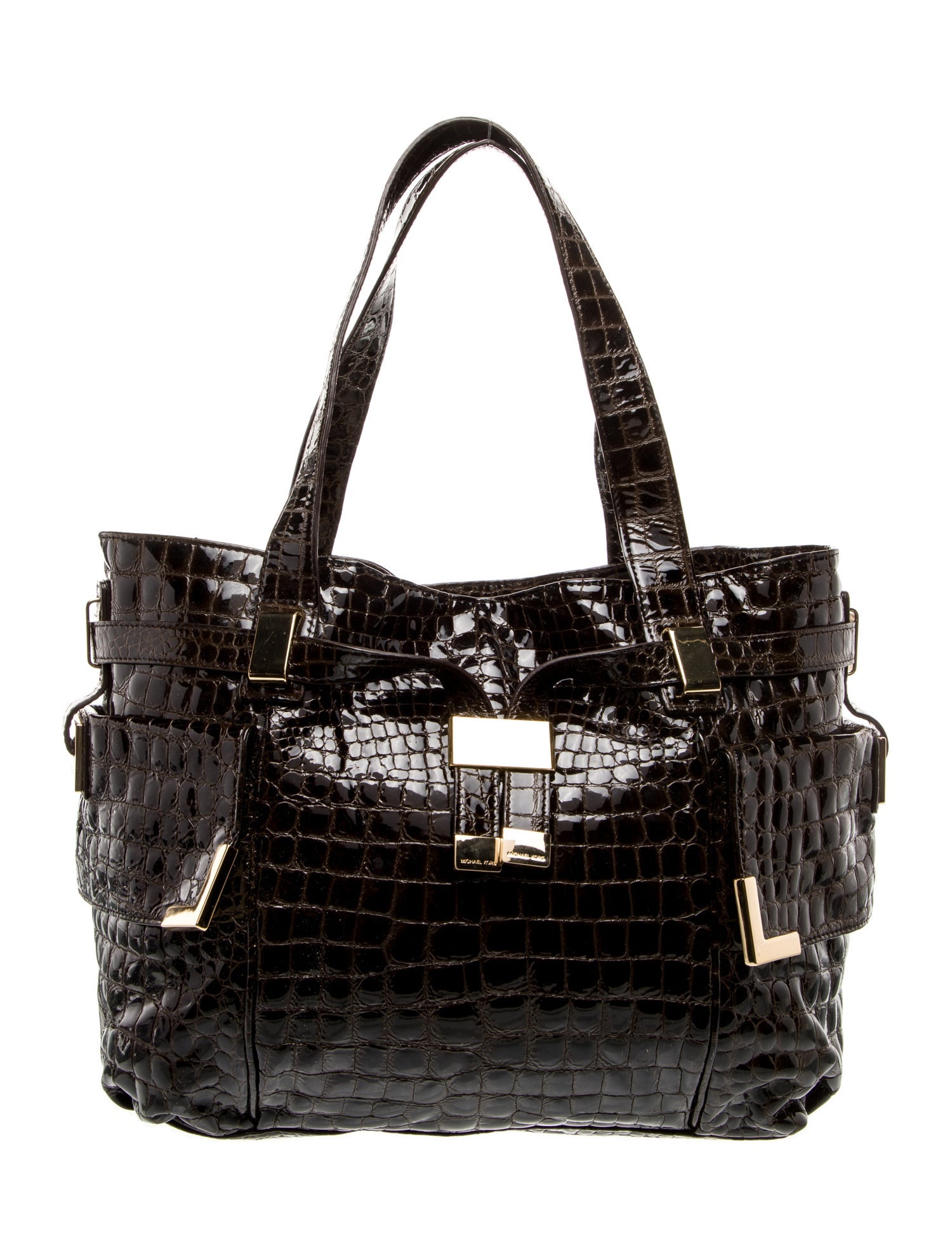 Michael Michael Kors Patent Leather Shoulder Bag