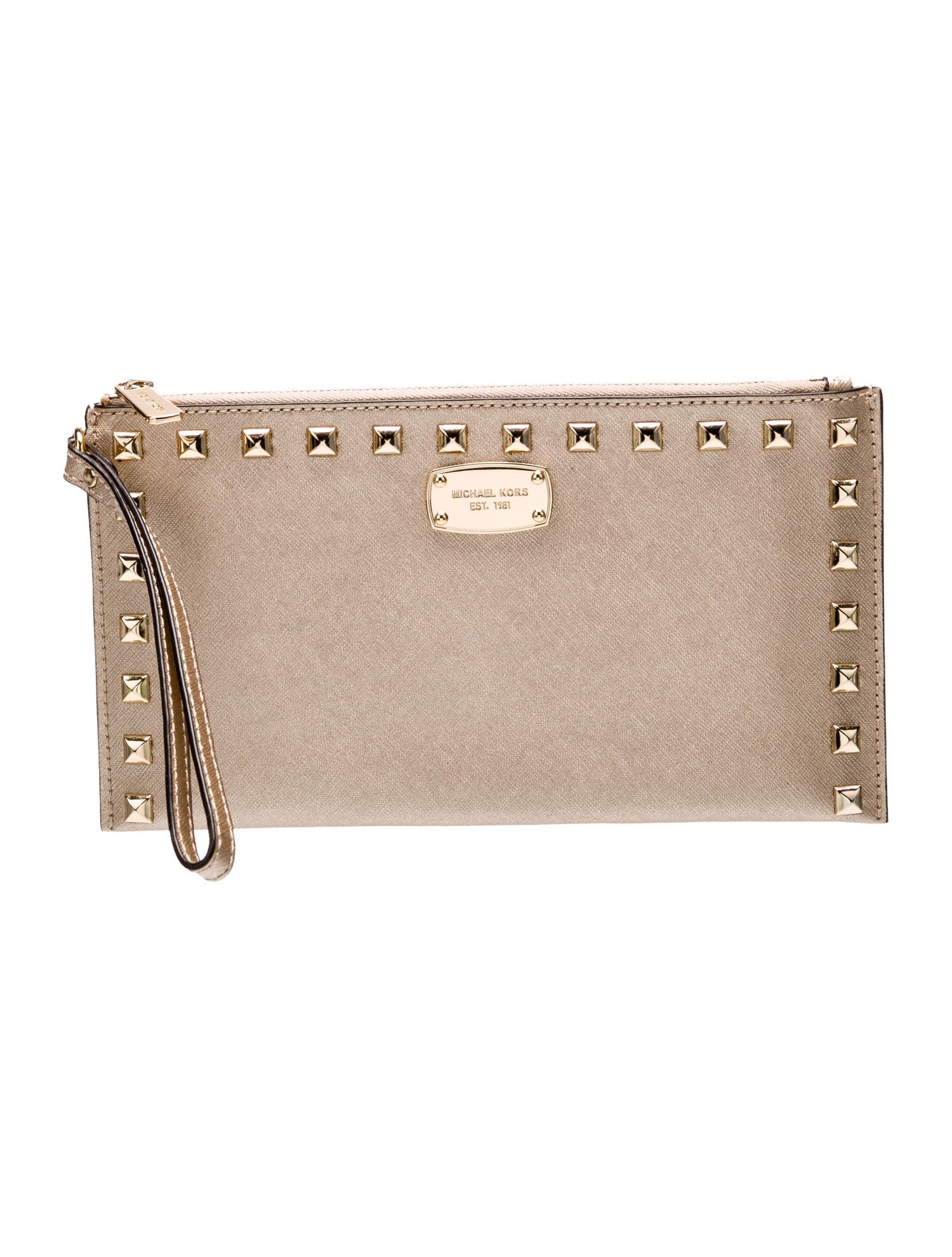 Michael Michael Kors Saffiano Leather Clutch