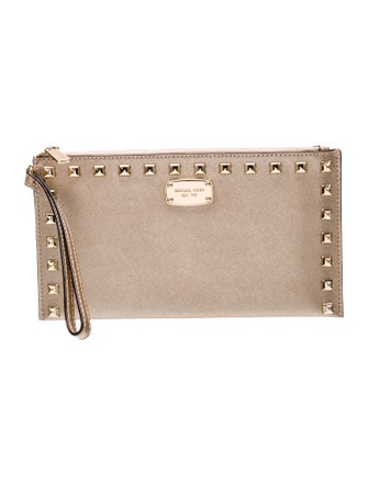 Michael Michael Kors Saffiano Leather Clutch
