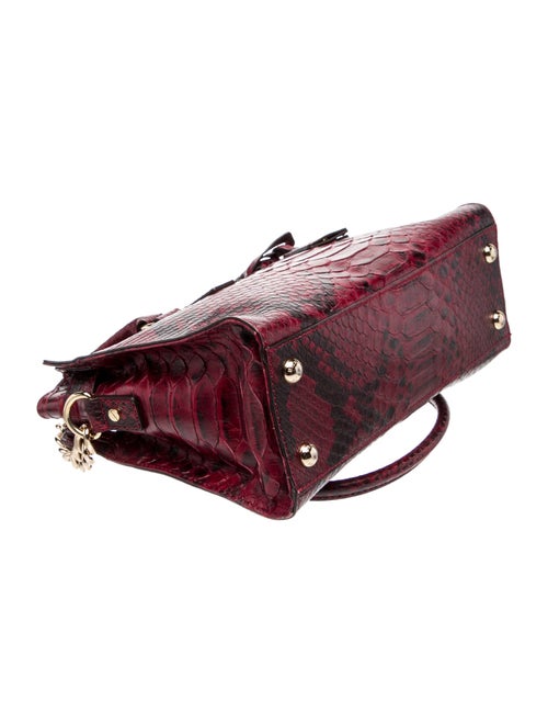 Michael Michael Kors Python Top Handle Bag