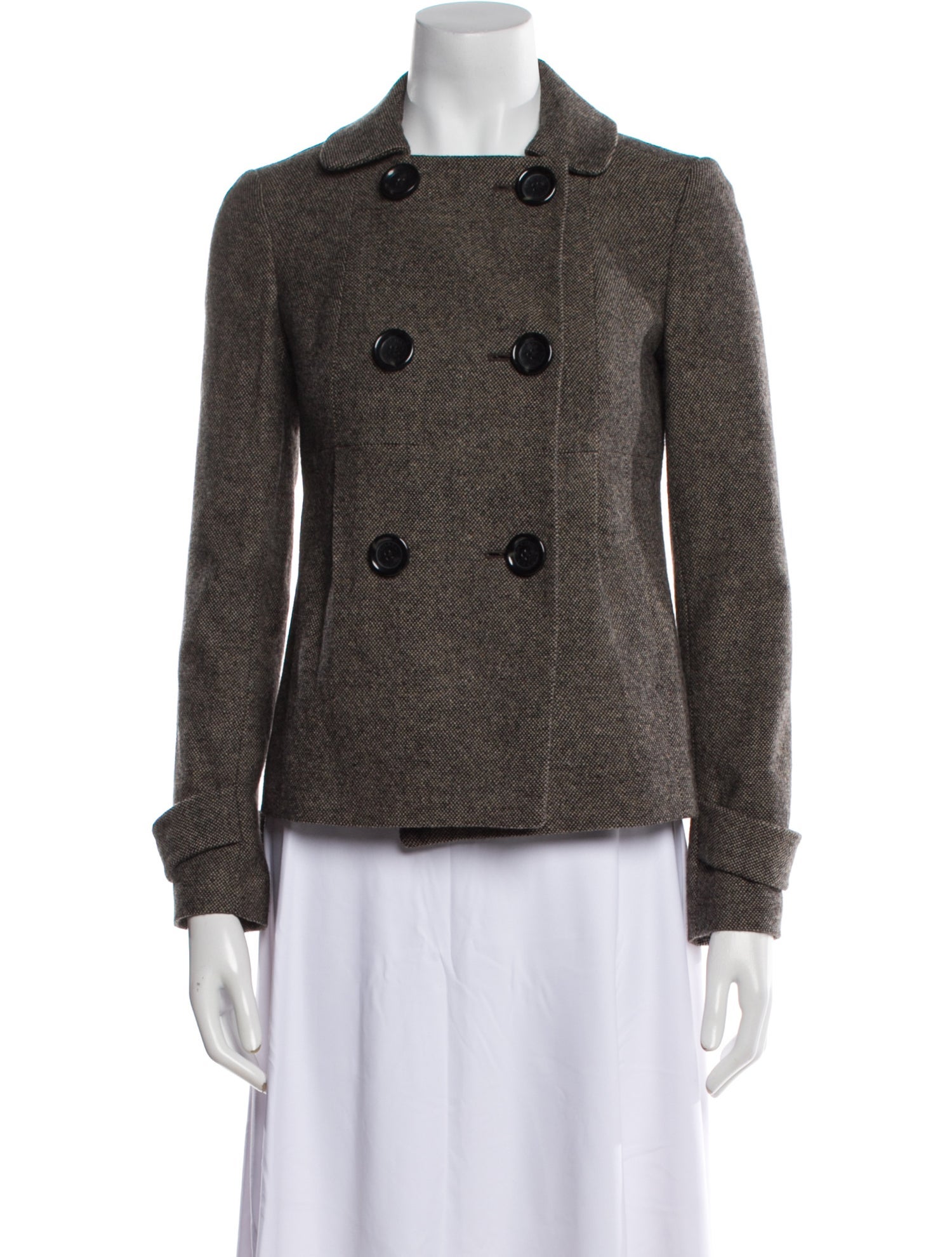 Michael Michael Kors Wool Tweed Pattern Blazer