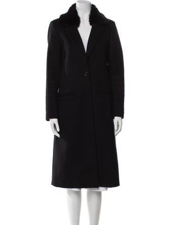 Michael Michael Kors Wool Fur Coat