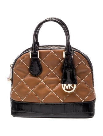 Michael Michael Kors Leather Top Handle Bag