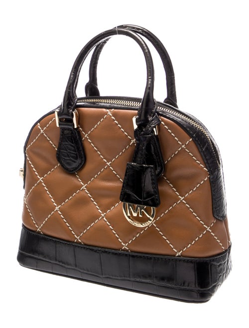Michael Michael Kors Leather Top Handle Bag