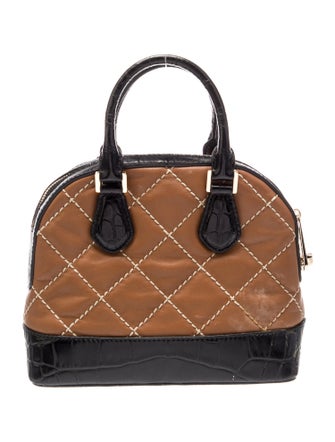 Michael Michael Kors Leather Top Handle Bag
