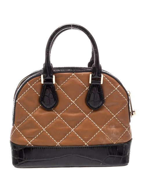 Michael Michael Kors Leather Top Handle Bag