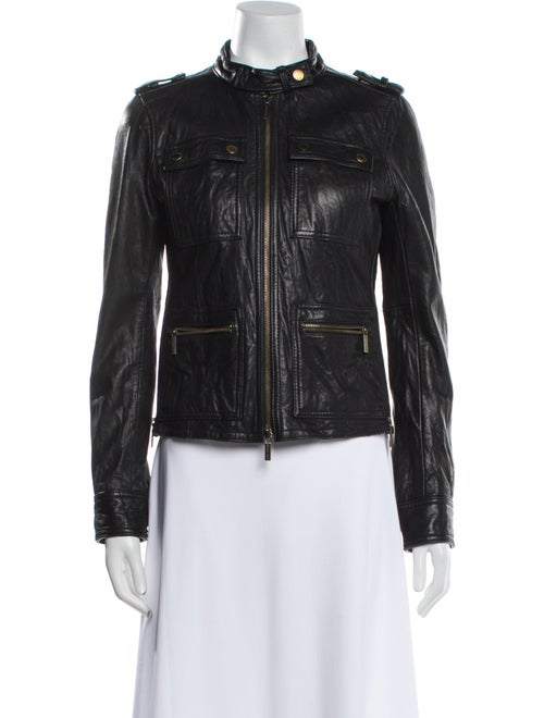 Michael Michael Kors Leather Biker Jacket