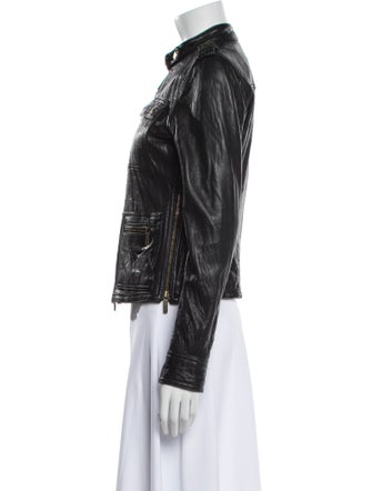Michael Michael Kors Leather Biker Jacket