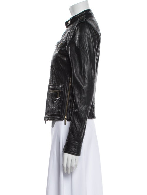 Michael Michael Kors Leather Biker Jacket