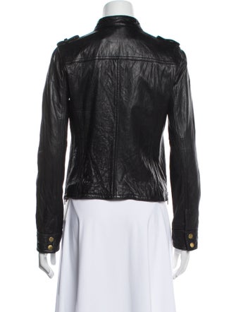 Michael Michael Kors Leather Biker Jacket
