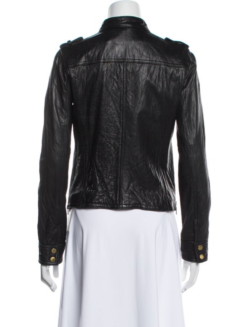 Michael Michael Kors Leather Biker Jacket
