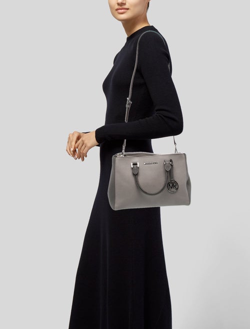 Michael Michael Kors Saffiano Leather Top Handle Bag