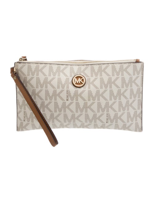 Michael Michael Kors Saffiano Leather Clutch