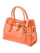 Michael Michael Kors Leather Top Handle Bag