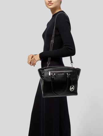 Michael Michael Kors Leather Top Handle Bag