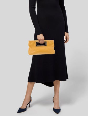 Michael Michael Kors Leather Clutch