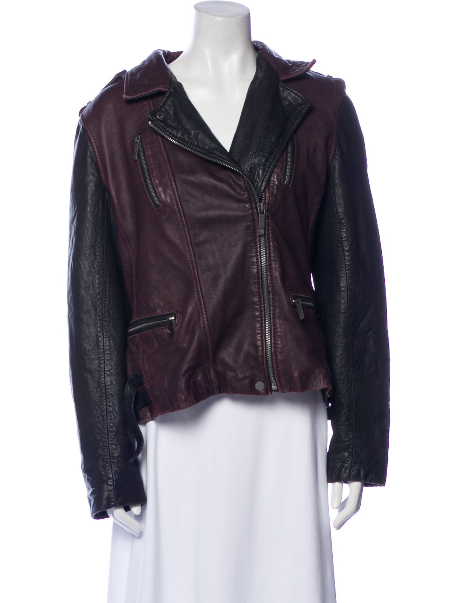 Michael Michael Kors Leather Biker Jacket