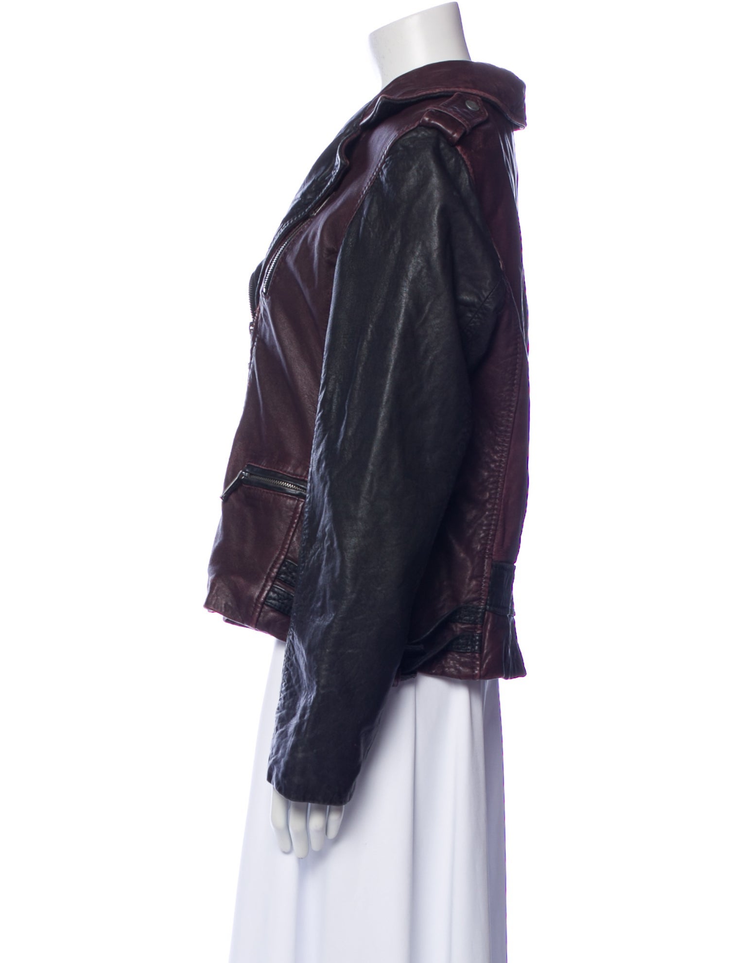 Michael Michael Kors Leather Biker Jacket