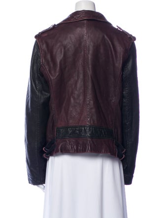 Michael Michael Kors Leather Biker Jacket