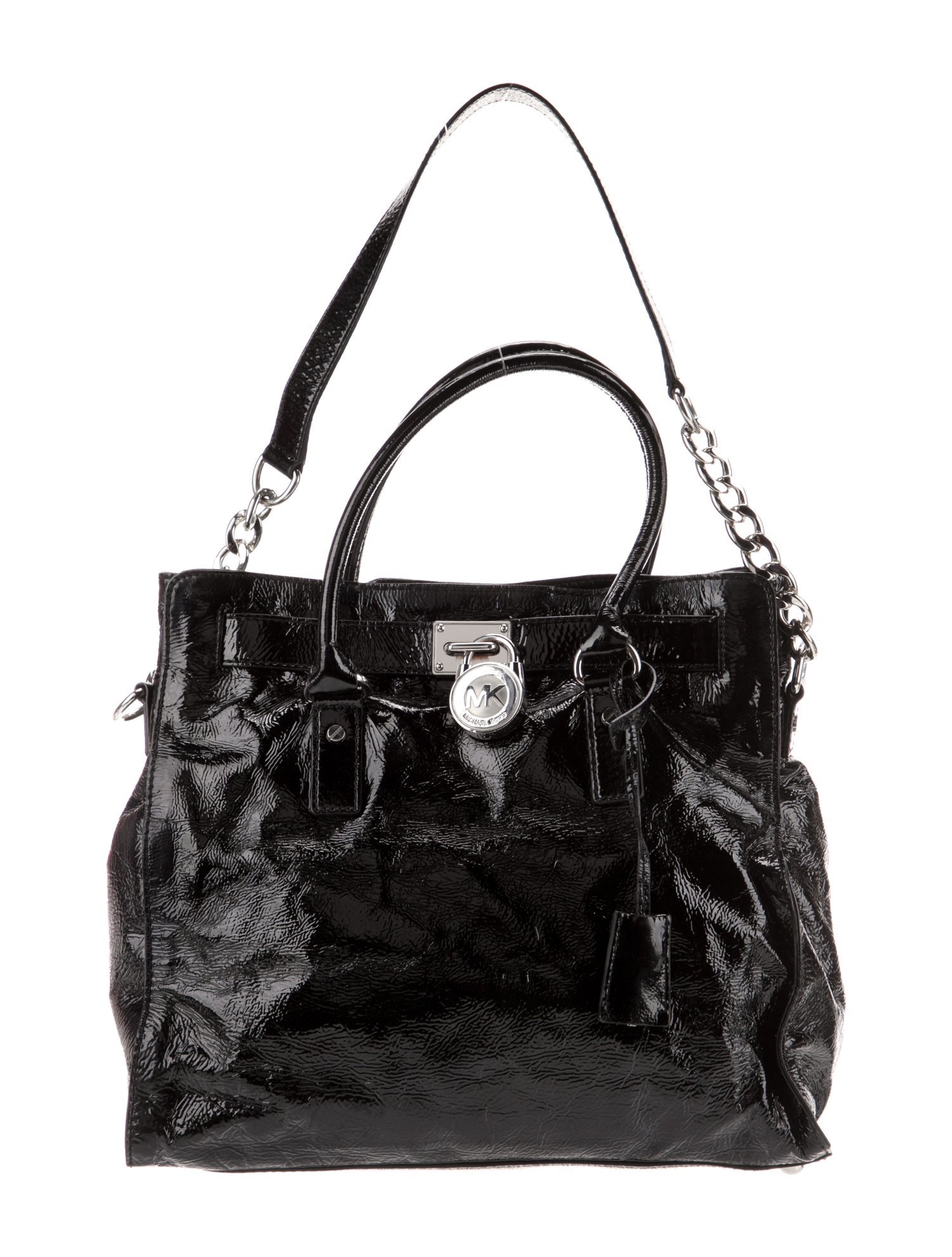 Michael Michael Kors Patent Leather Top Handle Bag