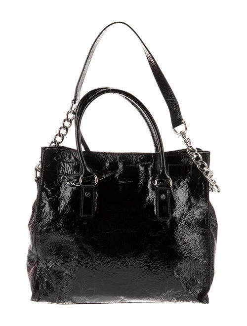 Michael Michael Kors Patent Leather Top Handle Bag