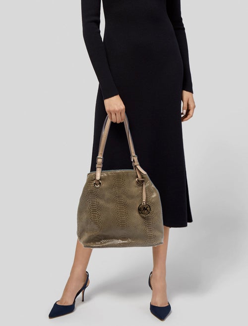 Michael Michael Kors Patent Leather Shoulder Bag