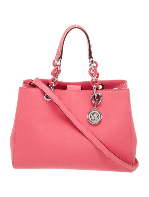 Michael Michael Kors Saffiano Leather Top Handle Bag