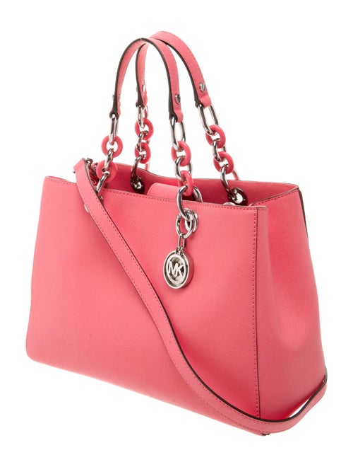 Michael Michael Kors Saffiano Leather Top Handle Bag